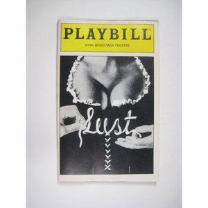 Lust John Houseman Theatre Playbill June 1995 Dennis Lawson McCormick Finkel